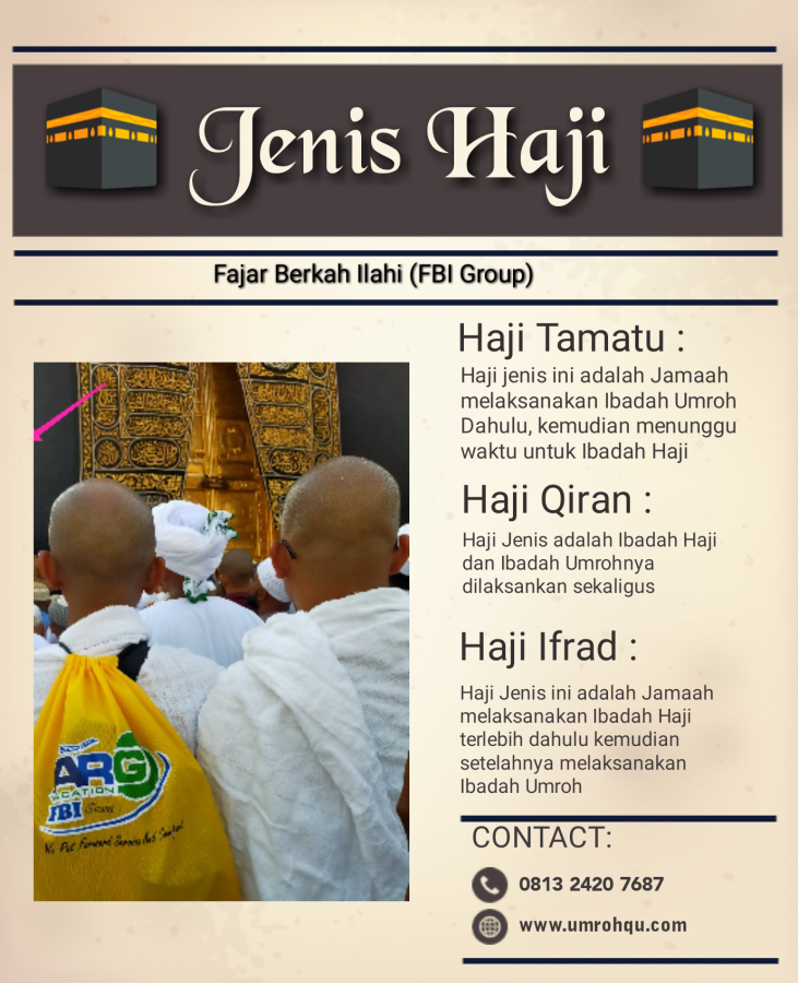 3 jenis haji jenis haji