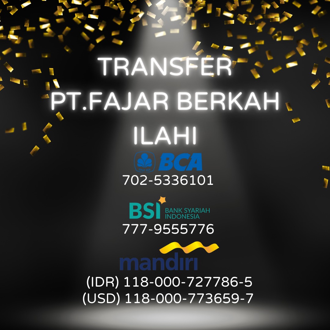 Rekening Fajar Berkah Ilahi FBI